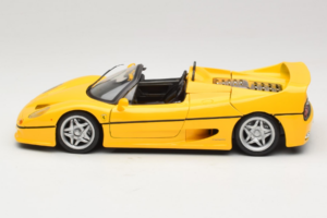 Ferrari F50 Kabrió Shell Sárga Maisto 1:18 3076-Y2 Fém – 4. kép a 8-ből