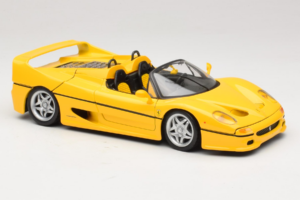 Ferrari F50 Kabrió Shell Sárga Maisto 1:18 3076-Y2 Fém – 6. kép a 8-ből