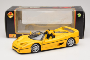 Ferrari F50 Kabrió Shell Sárga Maisto 1:18 3076-Y2 Fém – 8. kép a 8-ből