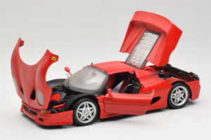 Ferrari F50 Coupe Shell Piros Maisto 1:18 3076-R1 Fém – 2. kép a 8-ből