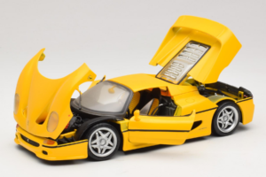 Ferrari F50 Coupe Shell Sárga Maisto 1:18 3076-Y1 Fém – 2. kép a 8-ből