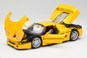 Ferrari F50 Giallo Modena Maisto 1:18 F50001 Fém – 2. kép a 8-ből