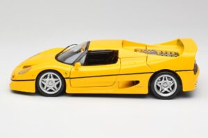Ferrari F50 Giallo Modena Maisto 1:18 F50001 Fém – 4. kép a 8-ből
