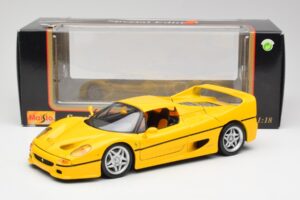 Ferrari F50 Giallo Modena Maisto 1:18 F50001 Fém – 8. kép a 8-ből