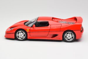 Ferrari F50 Hardtop Piros Bburago 1:18 3362 Fém – 4. kép a 8-ből