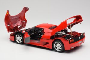 Ferrari F50 Hardtop Piros Bburago 1:18 3362 Fém – 5. kép a 8-ből