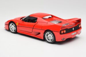 Ferrari F50 Hardtop Piros Bburago 1:18 3362 Fém – 7. kép a 8-ből