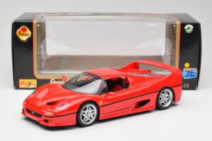 Ferrari F50 Piros Maisto 1:18 50262 Fém – 8. kép a 8-ből