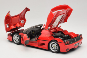 Ferrari F50 Spider Piros Shell Maisto 1:18 3076-M1 Fém – 5. kép a 8-ből