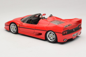 Ferrari F50 Spider Piros Shell Maisto 1:18 3076-M1 Fém – 7. kép a 8-ből