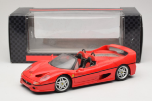 Ferrari F50 Spider Piros Shell Maisto 1:18 3076-M1 Fém – 8. kép a 8-ből