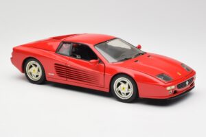 Ferrari F512 M Piros Hot Wheels 1:18 29758 Fém – 6. kép a 8-ből