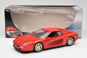 Ferrari F512 M Piros Hot Wheels 1:18 29758 Fém – 8. kép a 8-ből