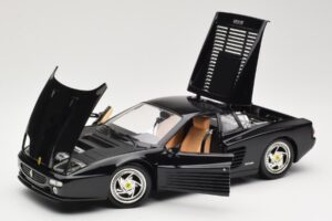 Ferrari F512M Fekete Hot Wheels 1:18 23922 Fém – 2. kép a 8-ből