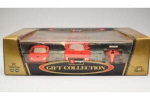 Ferrari Promo Set F40 550 Maranello Scuderia Ferrari F310 F1 1996 Bburago 1:18 FERRARI001 Fém – 2. kép a 2-ből
