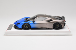 Ferrari SF90 Novitec Blue Grey Metallic IVY 1:18 REMC029 Gyanta