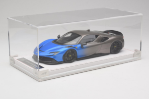 Ferrari SF90 Novitec Blue Grey Metallic IVY 1:18 REMC029 Gyanta – 6. kép a 7-ből