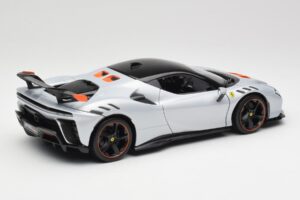 Ferrari SF90 XX Stradale Arctic White Bburago 1:18 18-16020W Fém – 3. kép a 8-ből