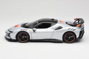 Ferrari SF90 XX Stradale Arctic White Bburago 1:18 18-16020W Fém – 4. kép a 8-ből