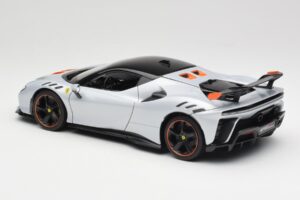 Ferrari SF90 XX Stradale Arctic White Bburago 1:18 18-16020W Fém – 7. kép a 8-ből