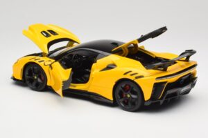 Ferrari SF90 XX Stradale Giallo Modena Bburago 1:18 18-16020Y Fém – 5. kép a 8-ből