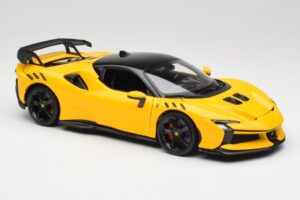 Ferrari SF90 XX Stradale Giallo Modena Bburago 1:18 18-16020Y Fém – 6. kép a 8-ből