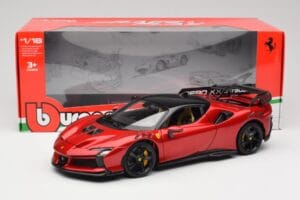 Ferrari SF90 XX Stradale Magma Red Bburago 1:18 18-16020R Fém – 8. kép a 8-ből