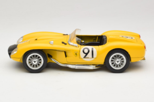 Ferrari 250 Testa Rossa #91 Sárga Limitált Kiadás Bburago 1:18 3007-Y1 Fém – 4. kép a 8-ből