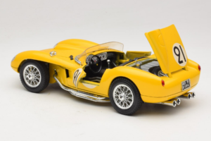 Ferrari 250 Testa Rossa #91 Sárga Limitált Kiadás Bburago 1:18 3007-Y1 Fém – 5. kép a 8-ből