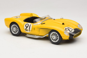 Ferrari 250 Testa Rossa #91 Sárga Limitált Kiadás Bburago 1:18 3007-Y1 Fém – 6. kép a 8-ből