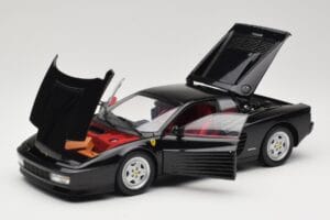Ferrari Testarossa Fekete Kyosho 1:18 08425BK Fém – 2. kép a 8-ből