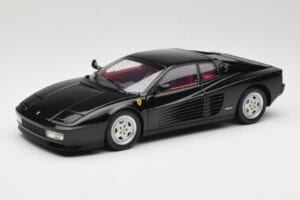 Ferrari Testarossa Fekete Kyosho 1:18 08425BK Fém