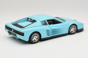 Ferrari Testarossa Borsenmodell 1997 Limitált Kiadás Kék Bburago 1:18 B002 Fém – 3. kép a 8-ből
