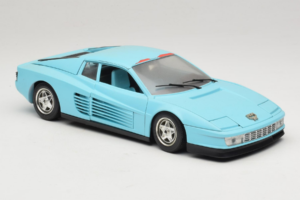 Ferrari Testarossa Borsenmodell 1997 Limitált Kiadás Kék Bburago 1:18 B002 Fém – 6. kép a 8-ből