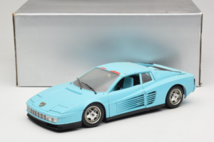 Ferrari Testarossa Borsenmodell 1997 Limitált Kiadás Kék Bburago 1:18 B002 Fém – 8. kép a 8-ből