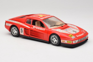 Ferrari Testarossa Brummel #5 Piros 1984 Bburago 1:18 3004-P1 Fém – 6. kép a 8-ből
