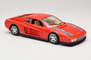 Ferrari Testarossa PPG Auto Refinish Piros Bburago 1:18 3039-P3 Fém – 6. kép a 8-ből