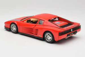 Ferrari Testarossa PPG Auto Refinish Piros Bburago 1:18 3039-P3 Fém – 7. kép a 8-ből