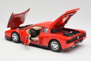 Ferrari Testarossa Piros Bburago 1:18 3019 Fém – 5. kép a 8-ből