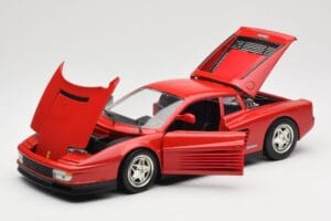 Ferrari Testarossa Piros Hot Wheels 1:18 23918 Fém – 2. kép a 8-ből