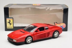 Ferrari Testarossa Piros Hot Wheels 1:18 23918 Fém – 8. kép a 8-ből