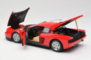 Ferrari Testarossa Piros Kyosho 1:18 08422R Fém – 5. kép a 8-ből