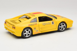 Ferrari F355 Berlinetta Racing Sárga Solido 1:18 9009-Y1 Fém – 3. kép a 8-ből