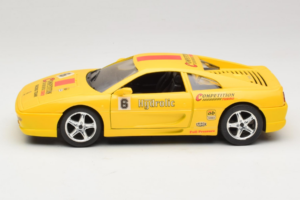 Ferrari F355 Berlinetta Racing Sárga Solido 1:18 9009-Y1 Fém – 4. kép a 8-ből