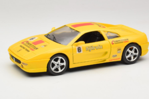 Ferrari F355 Berlinetta Racing Sárga Solido 1:18 9009-Y1 Fém