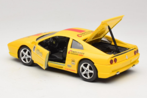 Ferrari F355 Berlinetta Racing Sárga Solido 1:18 9009-Y1 Fém – 5. kép a 8-ből