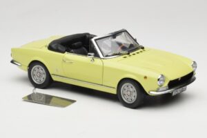 Fiat 124 Spider BS1 Sárga Sun Star 1:18 4921 Fém – 6. kép a 8-ből