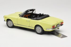 Fiat 124 Spider BS1 Sárga Sun Star 1:18 4921 Fém – 7. kép a 8-ből