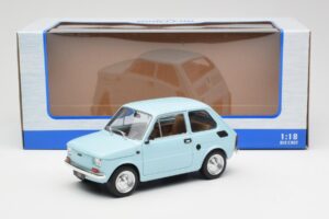 Fiat 126 Világoskék MCG 1:18 MCG18415 Fém – 6. kép a 6-ből