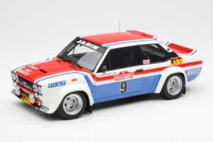 Fiat 131 Abarth Fiat France #9 J-C. Andruet / C. Delferrier Winner Rally Sanremo 1977 Kyosho 1:18 08375A Fém